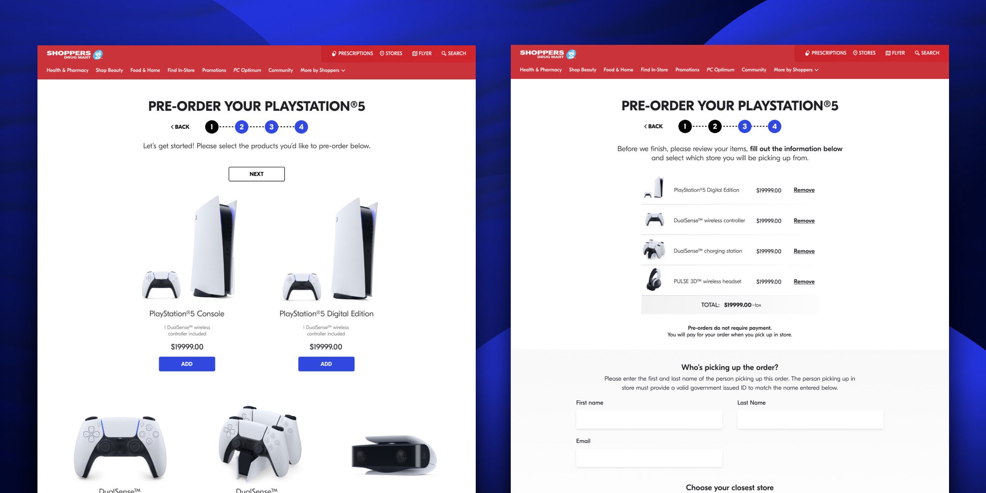 Shoppers drug deals mart playstation 4